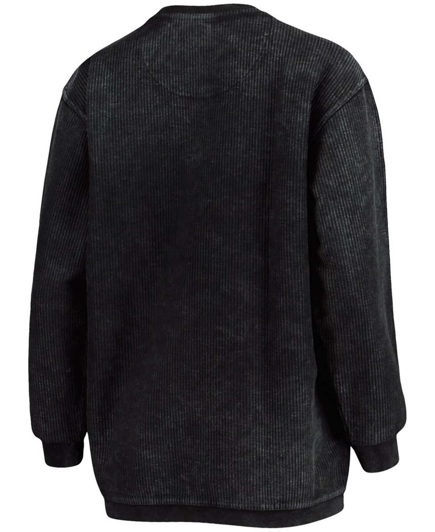 Женская толстовка Pressbox Black Tennessee Volunteers Comfy Cord Vintage-Like Wash Basic Arch Pullover — фото 3