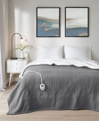 Electric Reversible Fleece to Sherpa Blanket, Twin