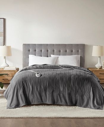 Serta luxe plush electric blanket sales