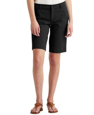 Lauren Ralph Lauren Twill Stretch Bermuda Shorts