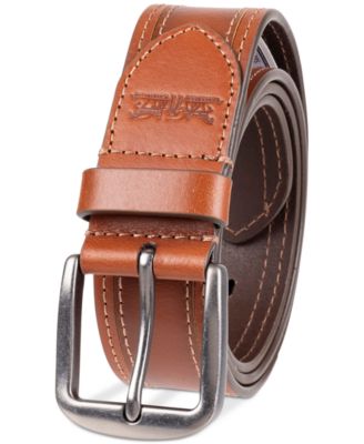Men's Stitched Leather Belt