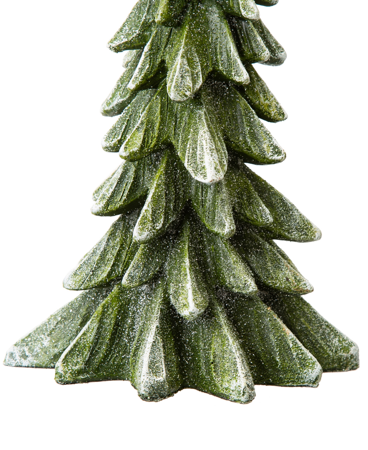 Glitzhome Resin Christmas Table Tree Decor,
