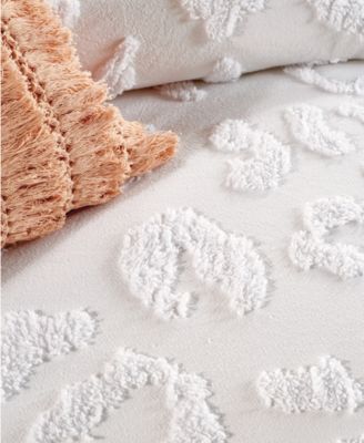 Chenille Leopard 3-Pc. Comforter Set, King