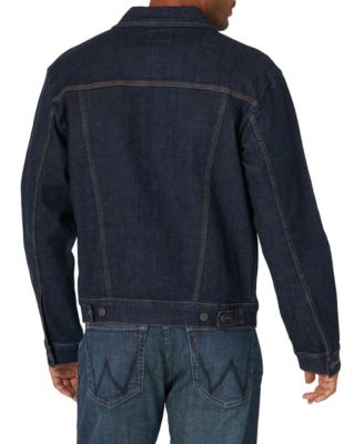 Giacca In Denim Western Uomo Wrangler, Non Foderata, 100% Cotone, Taglio Classico Con Tasche A Bottone