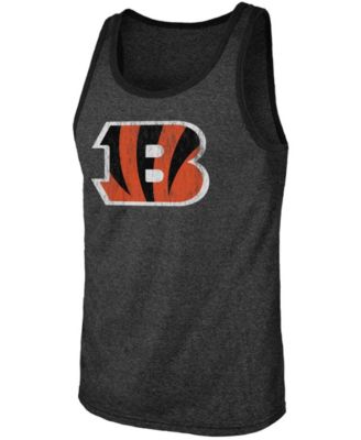 Men's Joe Burrow Black Cincinnati Bengals Name Number Tri-Blend Tank Top