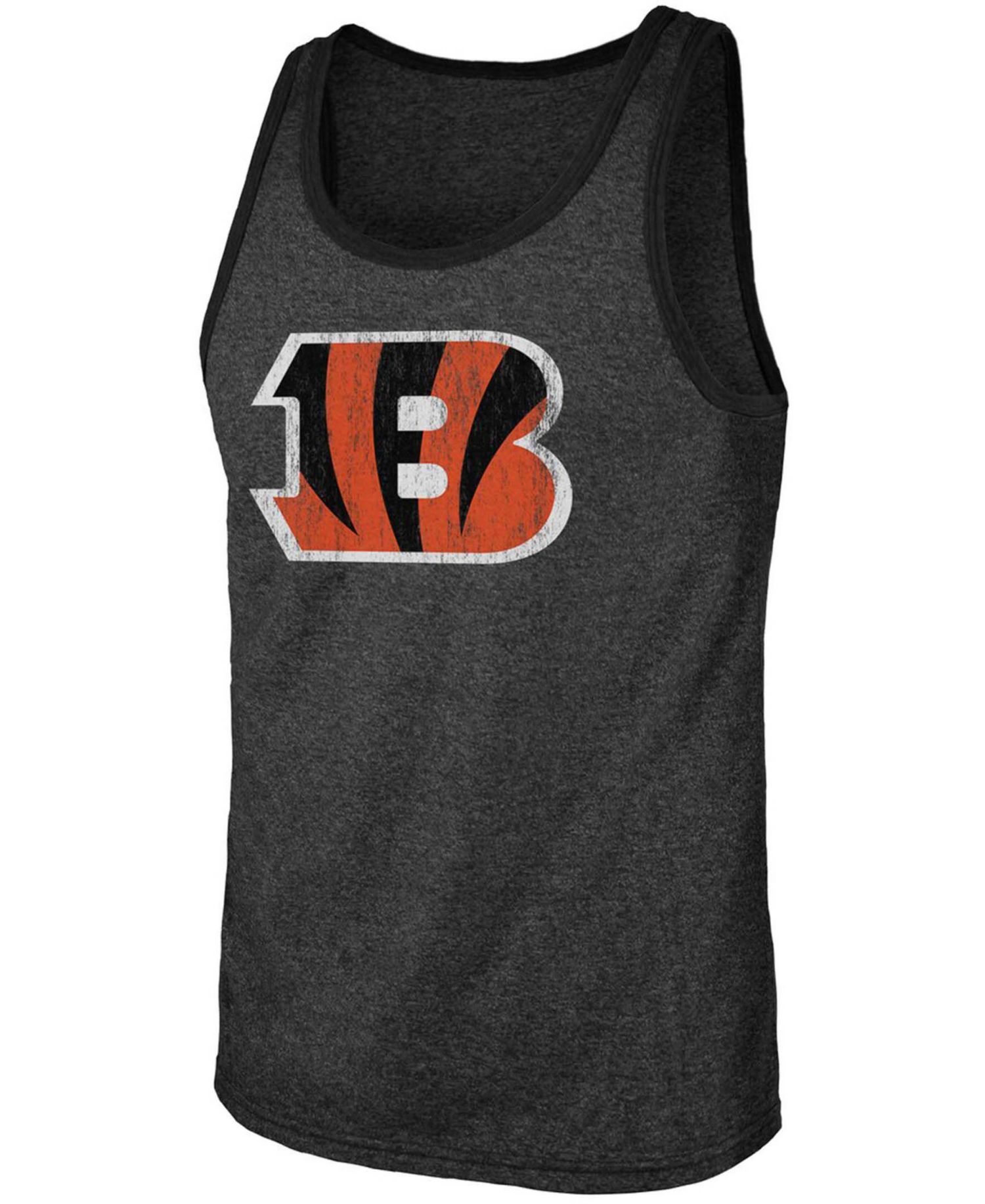 Men's Joe Burrow Black Cincinnati Bengals Name & Number Tri-Blend Tank Top