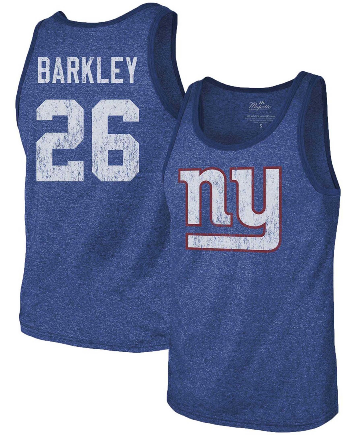 Saquon Barkley 26 Favorite Player T Shirt S Royal Blue at  Men's  Clothing store