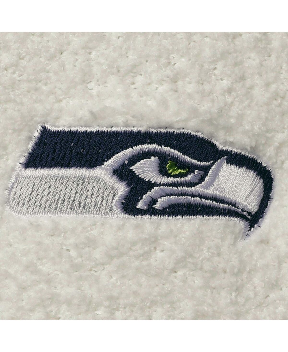 Shop Concepts Sport Women's Cream, Navy Seattle Seahawks Granite Knit Pullover Sweatshirt In Cream,navy