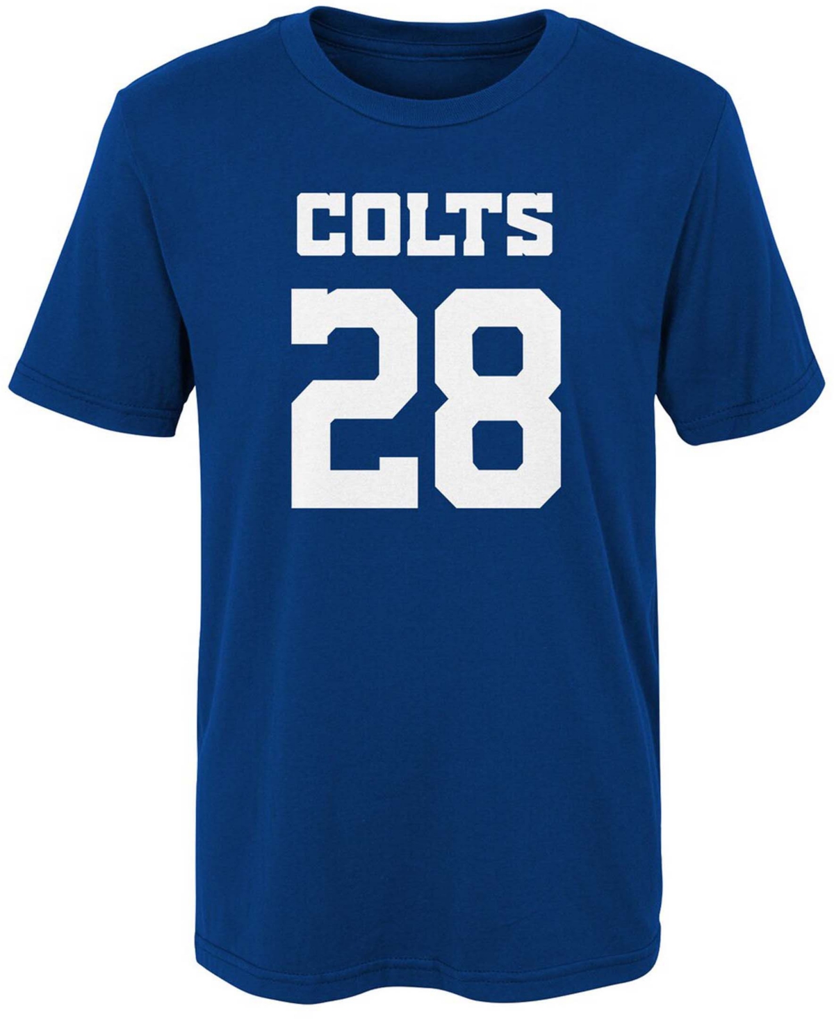Big Boys Jonathan Taylor Royal Indianapolis Colts Mainliner Player Name and Number T-shirt