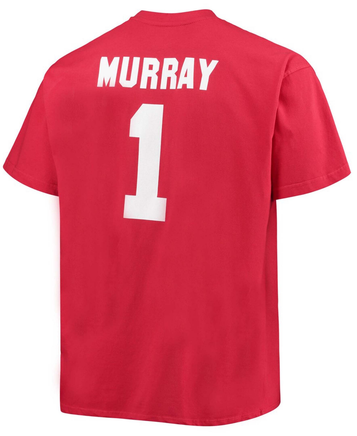 Men's Big and Tall Kyler Murray Cardinal Arizona Cardinals Player Name Number T-shirt