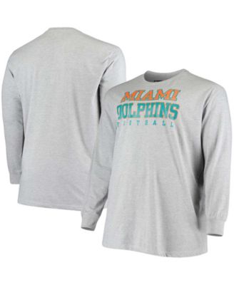 Men's Fanatics Branded Heathered Gray San Francisco 49ers Big & Tall  Practice Long Sleeve T-Shirt