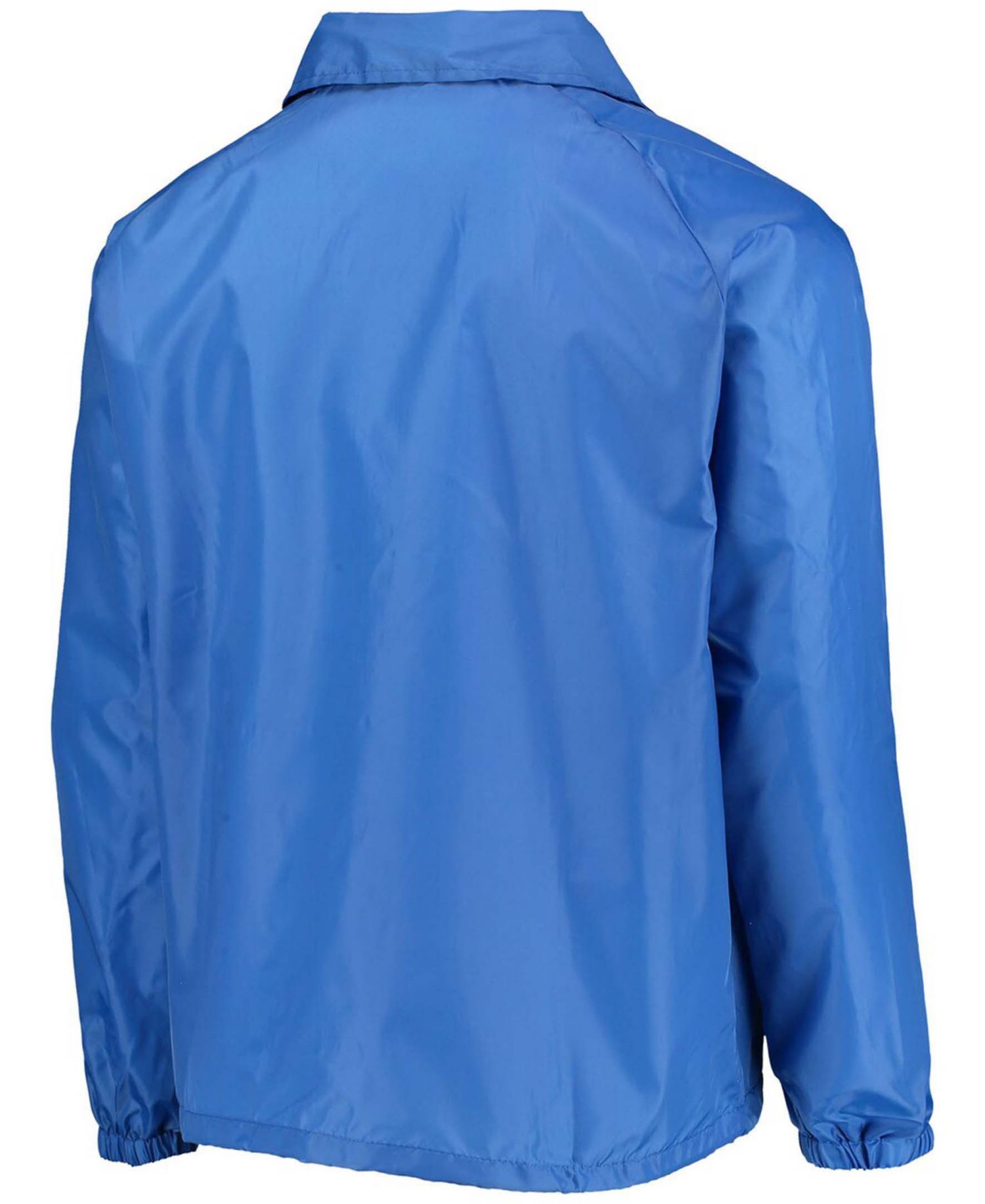Men's Royal New York Giants Coaches Classic Raglan Full-Snap Windbreaker Jacket