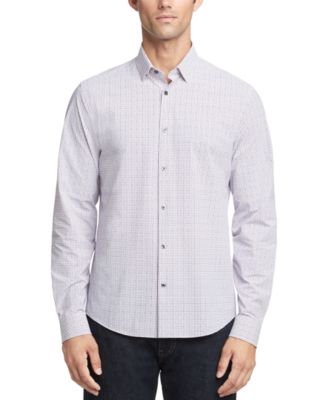 Calvin Klein - Men's Slim-Fit Performance Knit Dress Shirt