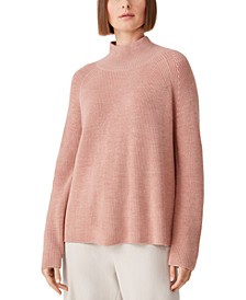 Merino Wool Turtleneck Sweater, Regular & Plus Sizes