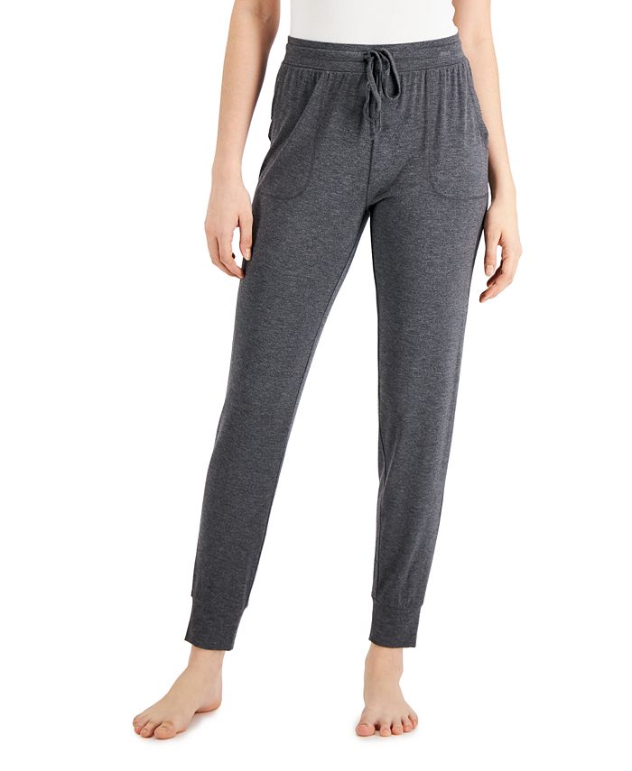 Alfani Heathered Essential Jogger Pants, Created for Macy's - Macy's