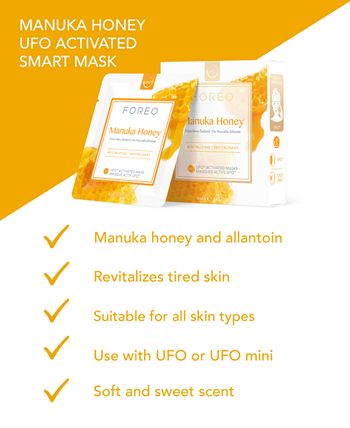 FOREO Farm To Face Honey, 3-Pk. Sheet Manuka Mask - - Macy\'s