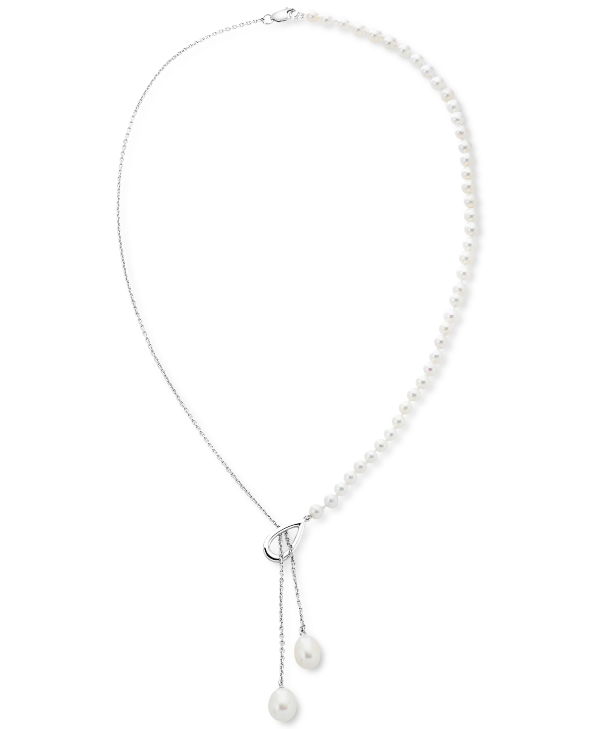 Cultured Freshwater Pearl (4-4-1/2mm & 7-7-1/2mm) 18