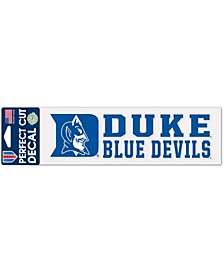 Multi Duke Blue Devils 3" x 10" Stacked Perfect Cut Decal