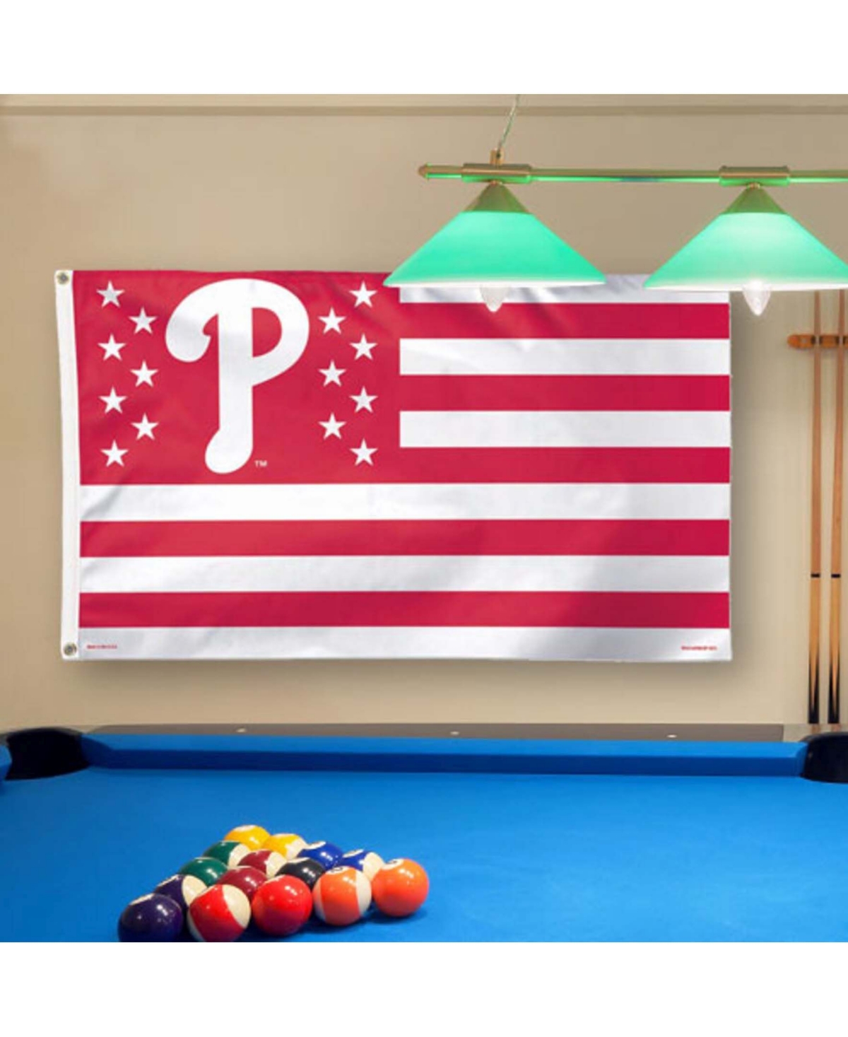 Multi Philadelphia Phillies Deluxe Stars Stripes 3' x 5' Flag - Multi