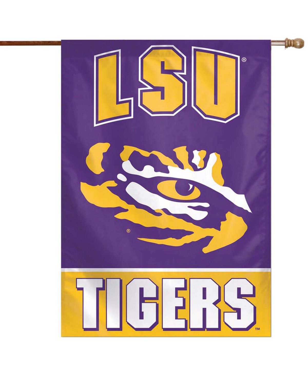 Multi Losu Tigers 28" x 40" Tiger Eye House Flag - Multi