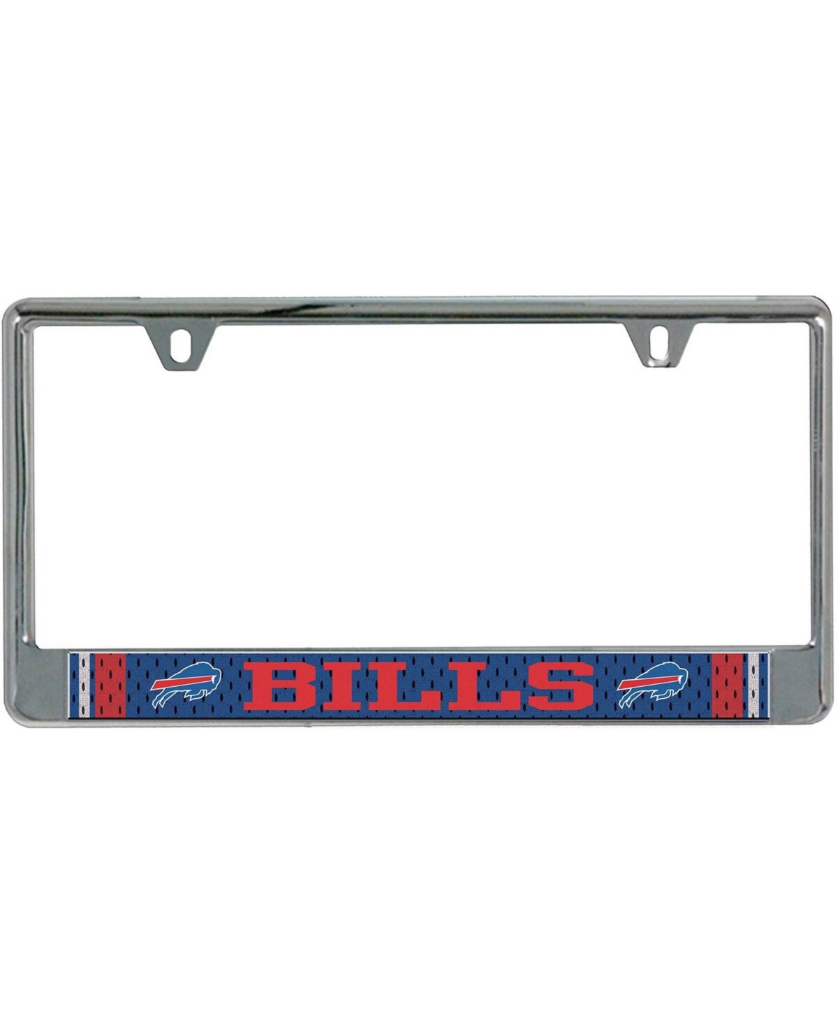 Multi Buffalo Bills Jersey Bottom Only Metal Acrylic Cut License Plate Frame - Multi