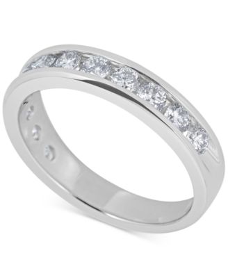 Macy's - Diamond Channel-Set Band (3/4 ct. t.w.) in 14k Gold