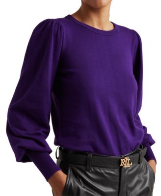 lauren ralph lauren puff sleeve sweater