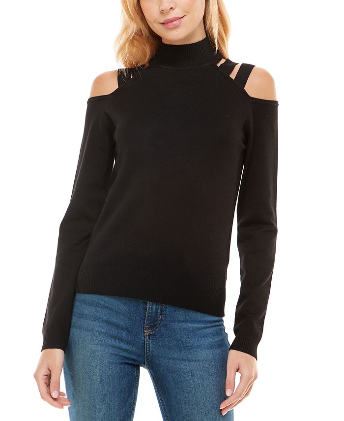 Crave Fame Juniors Ribbed Cropped Sweater Green Size Extra Large main image 0