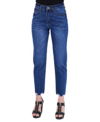 Gogo Jeans Juniors' High-Rise Mom Jeans Macy's