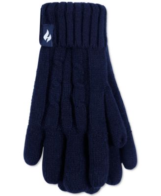 Heat Holders - Women's Amelia Solid Cable-Knit Gloves