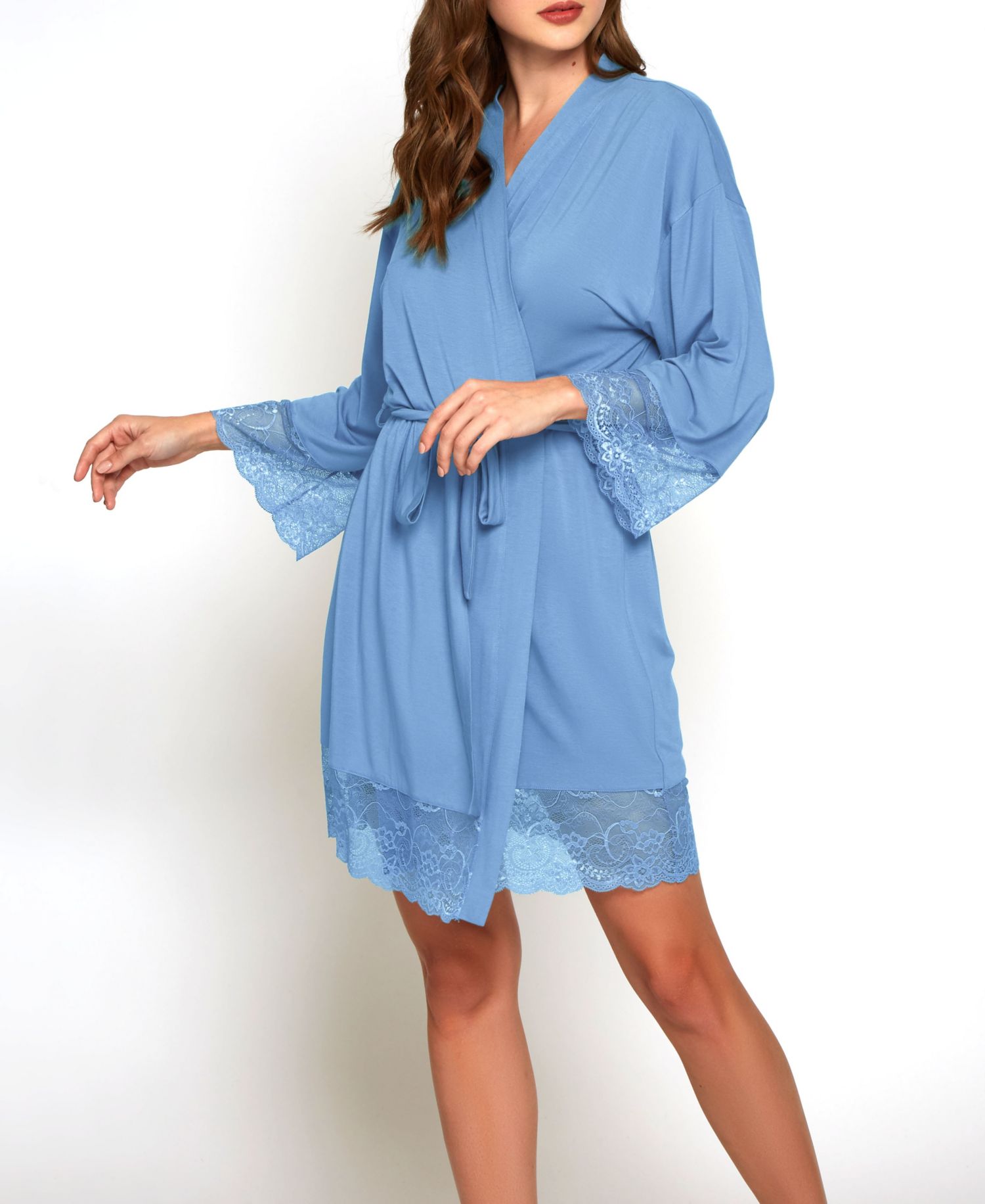Women's Olivia Soft Viscose Lingerie Wrap Robe