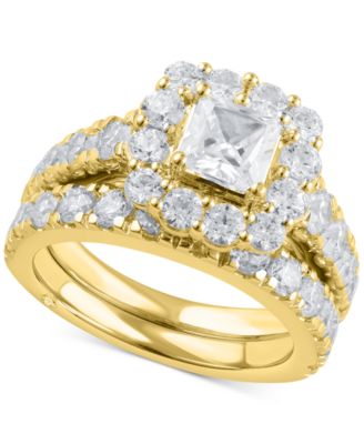 Macy's - Certified Diamond Princess Bridal Set (4 ct. t.w.)
