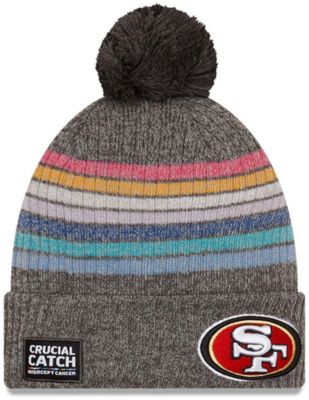 New Era - Women's San Francisco 49ers 2021 Crucial Catch Pom Knit Hat
