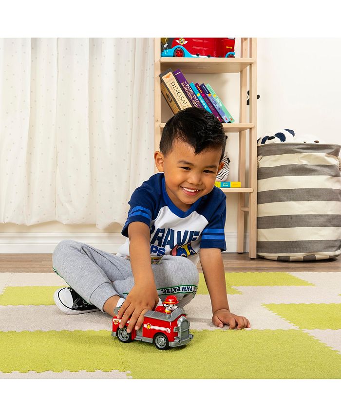 Paw Patrol, Marshall’s Fire Engine Vehicle with Collectible Figure, for Kids Aged 3 and Up, Multicolor