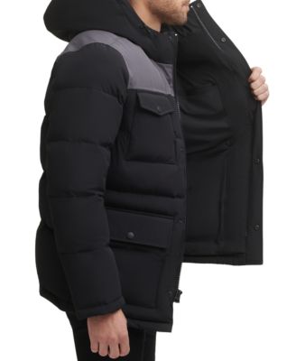 Levi’s&reg; Men's Quilted Four Pocket Parka Hoody Jacket