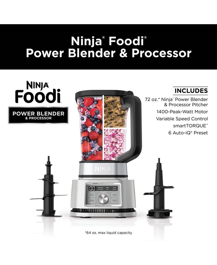 Ninja SS201 Foodi™ Power Blender & Processor 3in1 Blender and Food