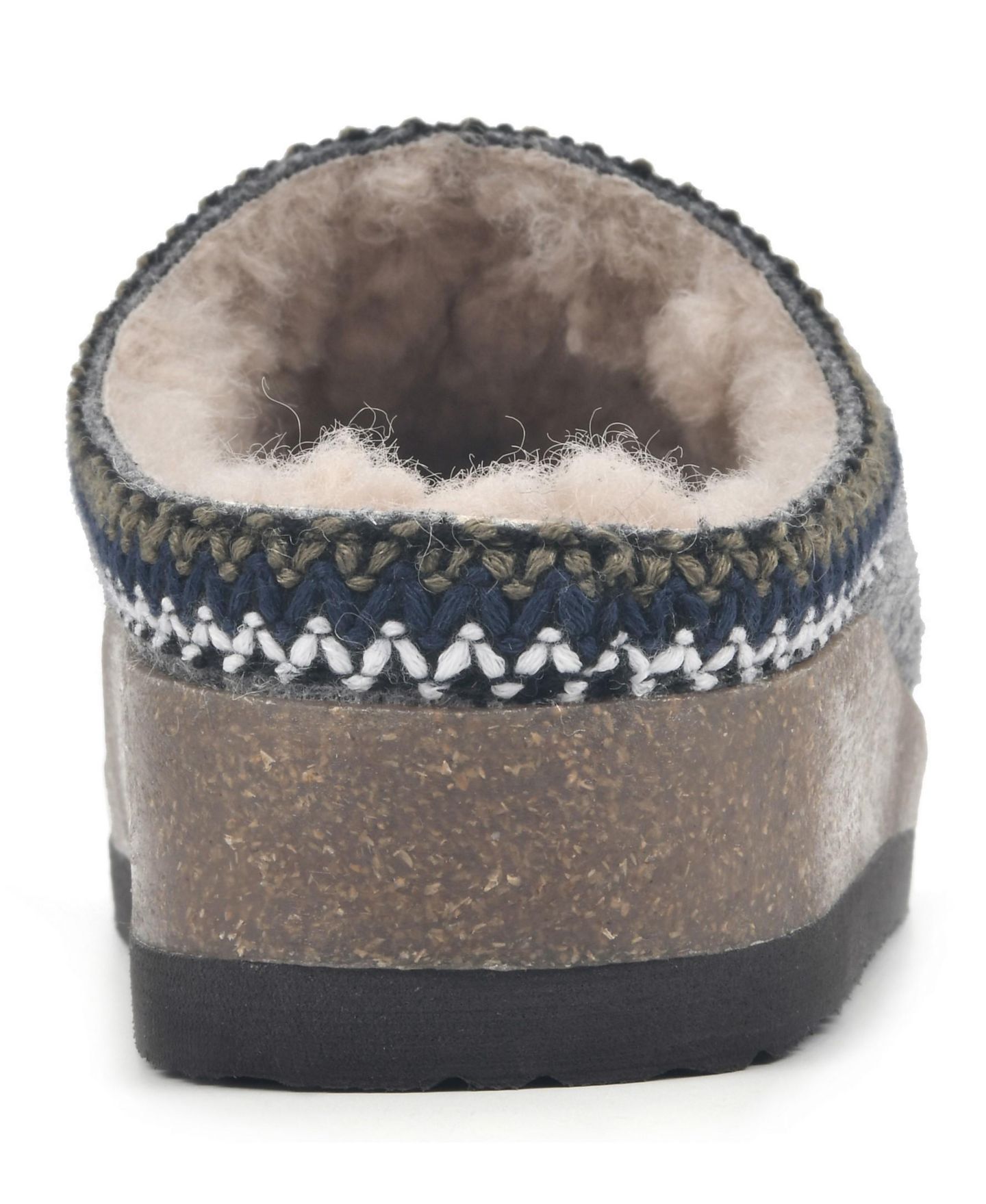 Женские сабо White Mountain Bundle Up Footbed, цвет: Светлый серый — фото 3