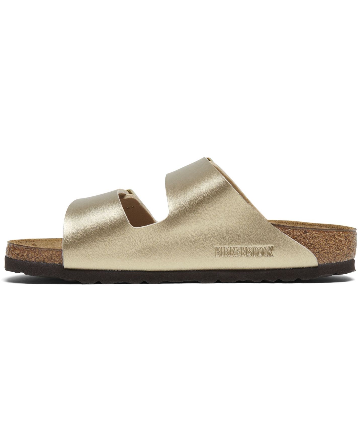 Женские сандалии Birkenstock Arizona Birko-Flor, цвет: Золотой — фото 3