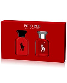 Men's 2-Pc. Polo Red Gift Set