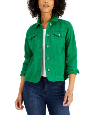 Charter Club Denim Jacket In Bright 