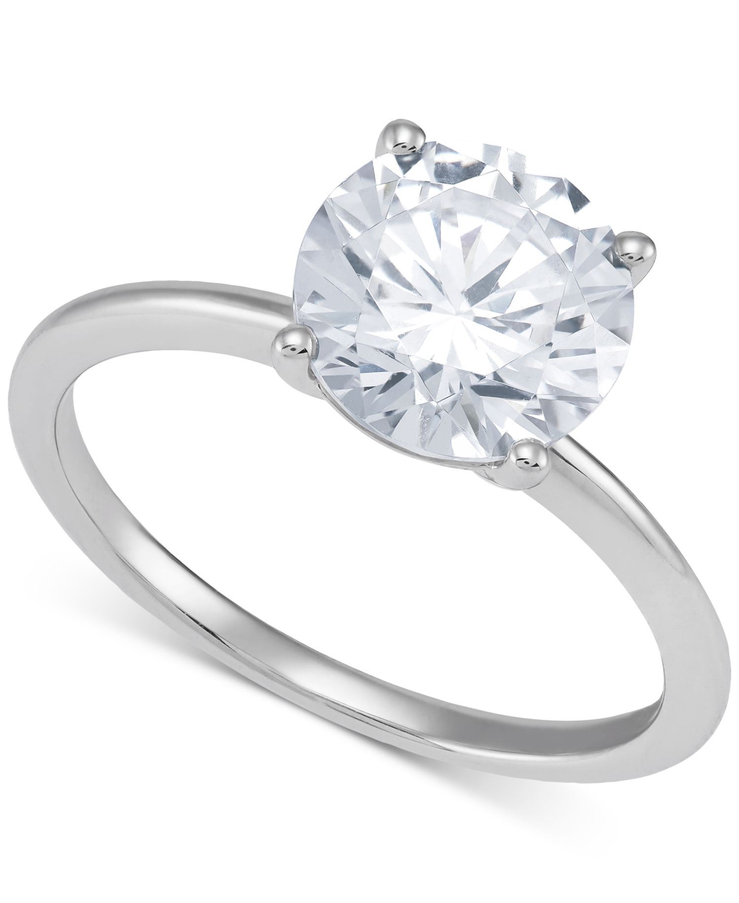 IGI Certified Lab Grown Diamond Solitaire Engagement Ring (2 ct. t.w.) in 14k White Gold