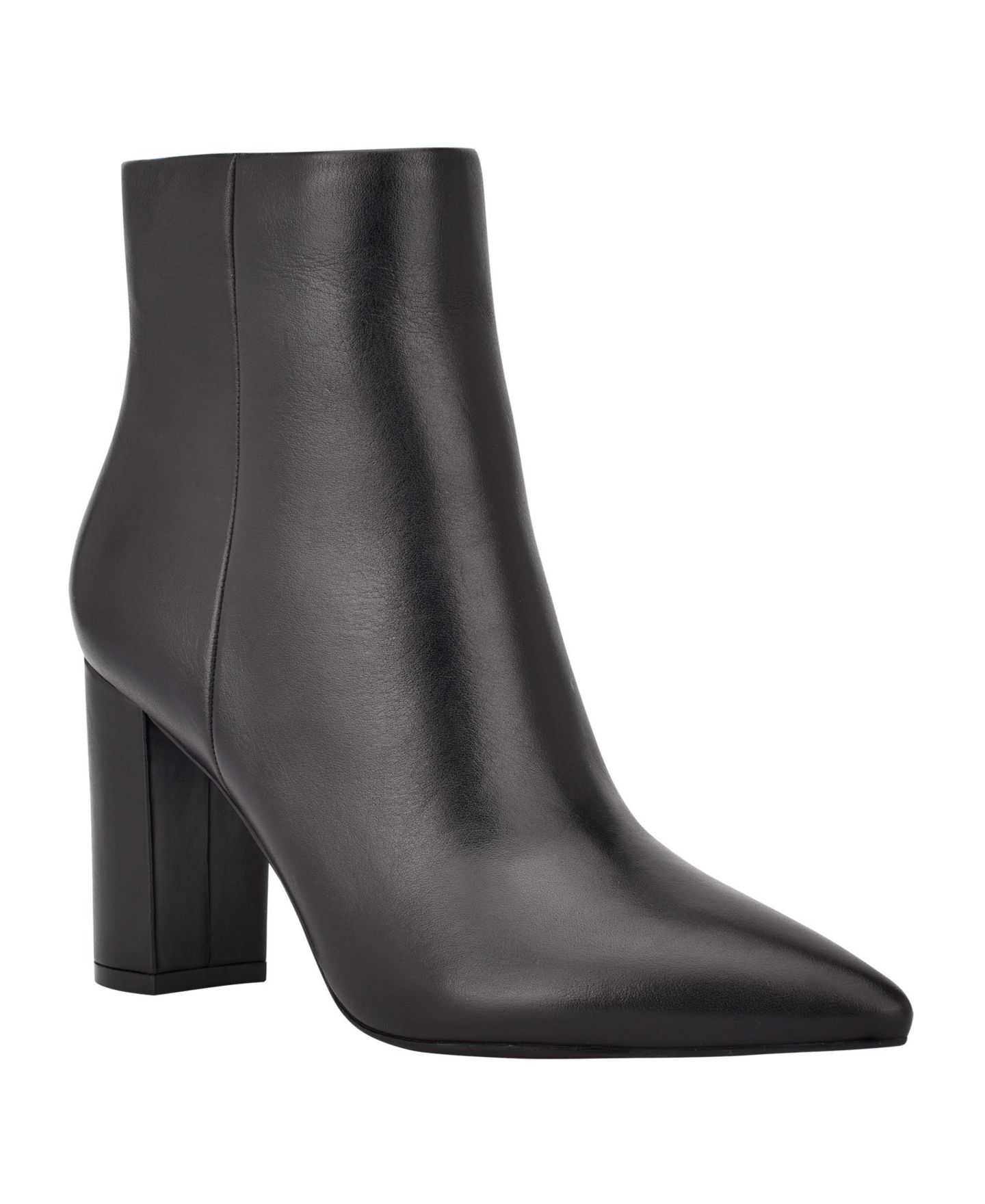 Женские ботинки Marc Fisher Glorena High Block Heel Dress Booties, цвет: Чёрный — фото 1