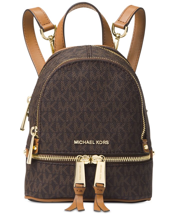 MICHAEL KORS 30S7GEZB1V Womens Rhea Mini Logo Backpack – NWOT