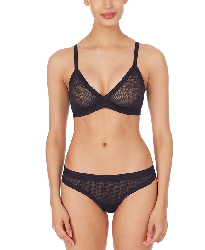 Warner's Sexy Sheer Black Ultra Thin Lace Bralette()