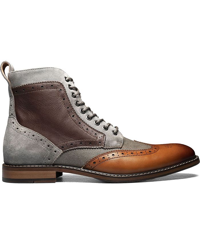 Wingtip Boots For Men Stacy Adams Men's Finnegan Wingtip