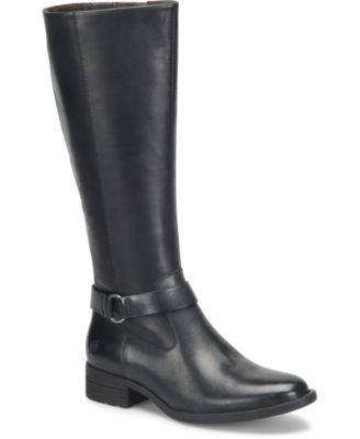 ladies flat knee length boots