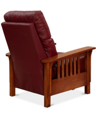 Harrison Leather Pushback Recliner