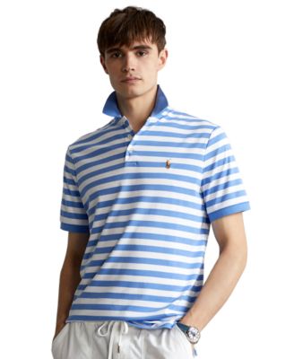 men's custom slim soft cotton polo