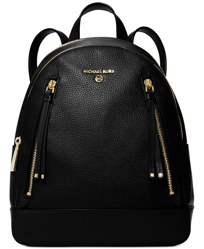 Michael Kors Brooklyn Leather Medium Backpack & Reviews - Handbags &  Accessories - Macy's
