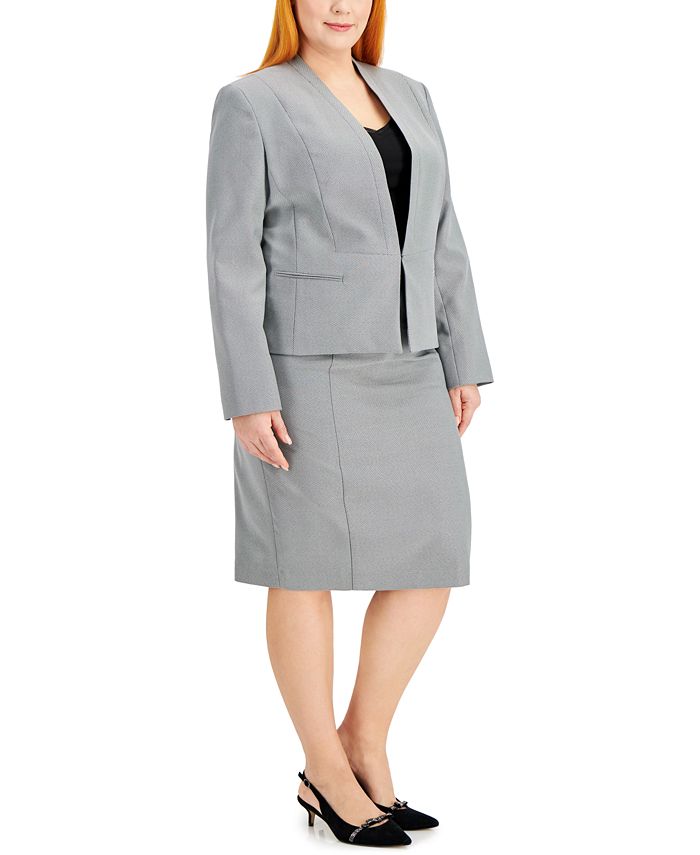 Le Suit Plus Size Pencil Skirt Suit - Macy's